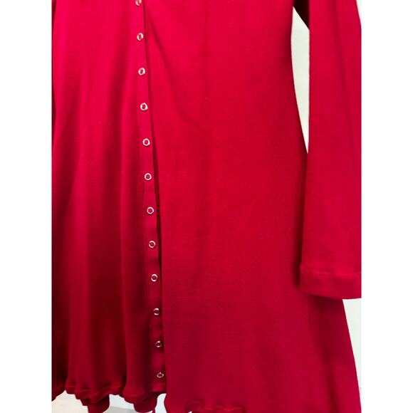 Barbara Lesser Women's Longline Button Up Tank Cardigan Adjustable Size Small - Picture 6 of 9